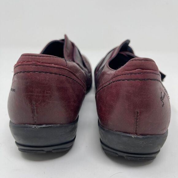 Dorking by Fluchos Womens Slip On Comfort Shoes Close Toe Leather Burgundy EU 37 - Picture 6 of 10
